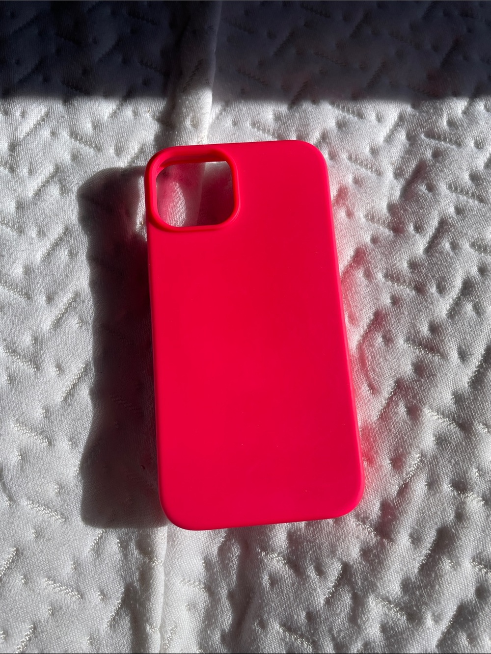 Hot Pink Silicone Phone Case - Slim Protective Cover